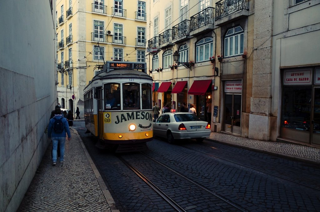 Jameson branded tram, Lisbon