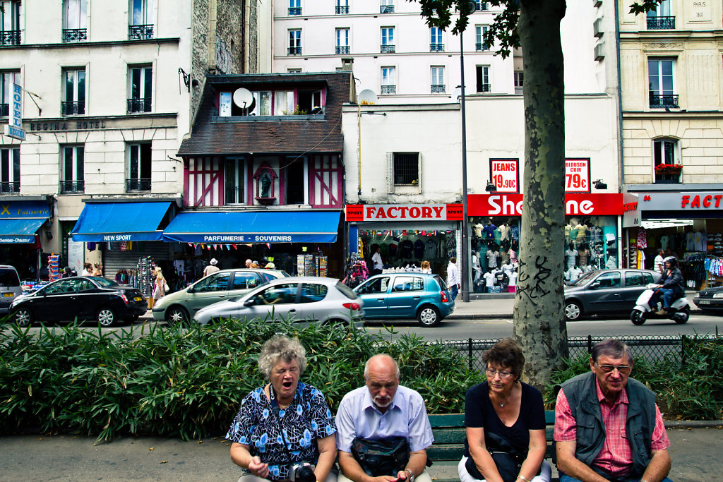 Les touristes, Paris
