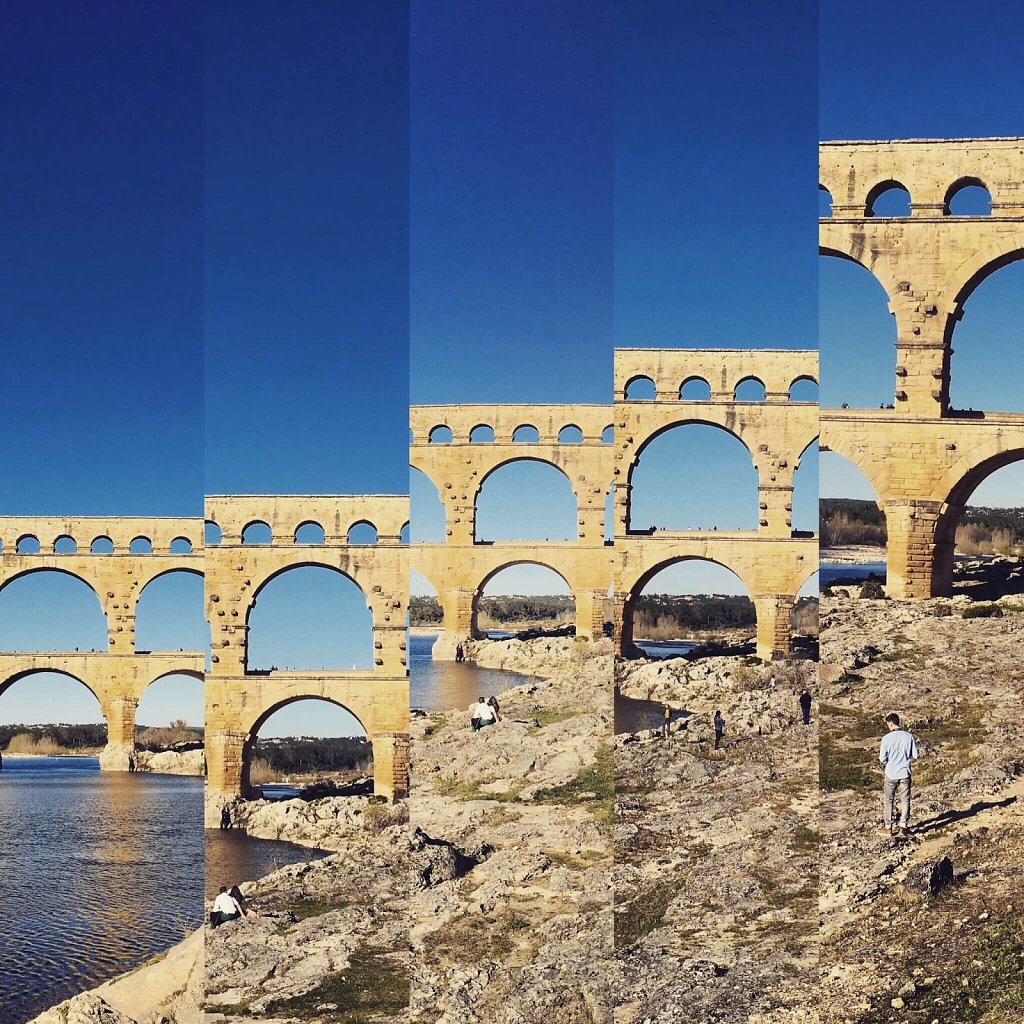 Pont du Gard remixed