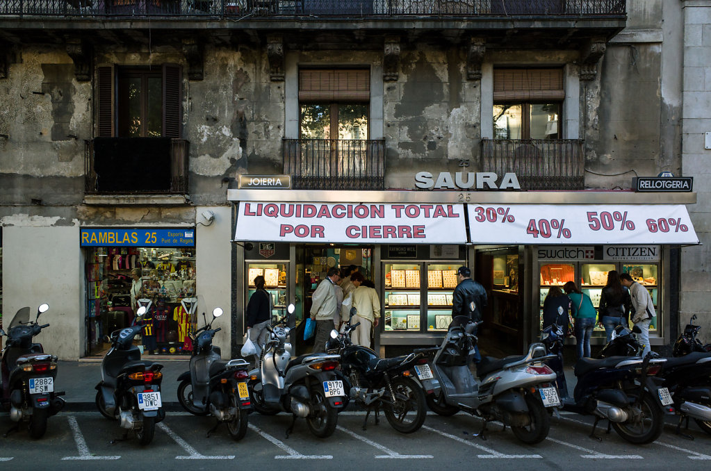 Shop till the building drops, Barcelona