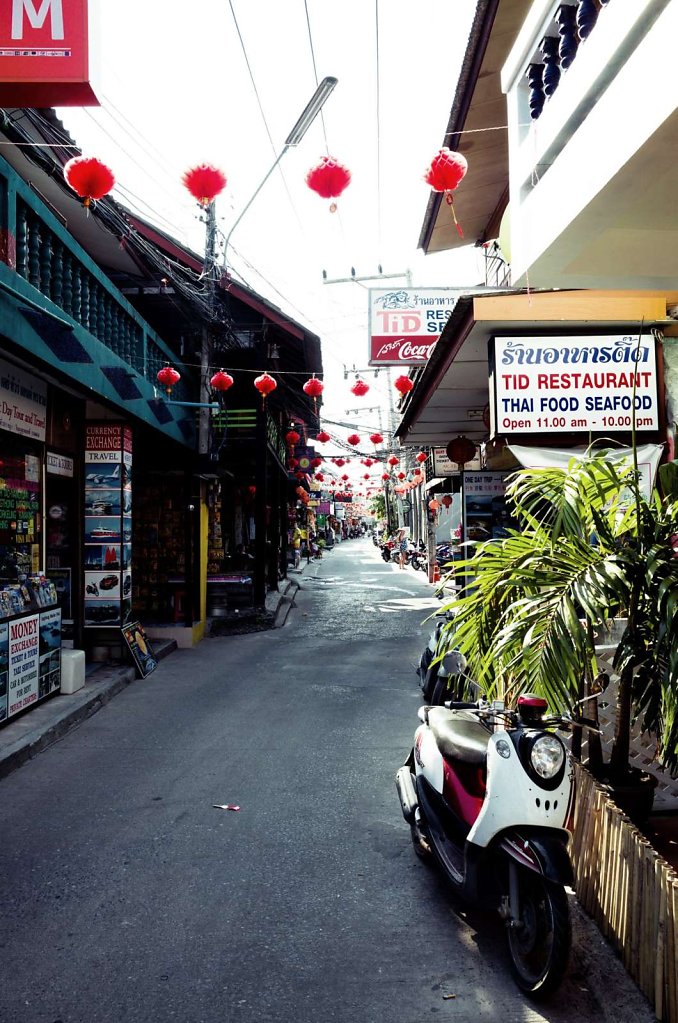 Downtown street, Koh Samui